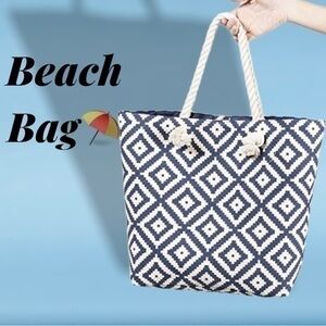 Canvas beach bag